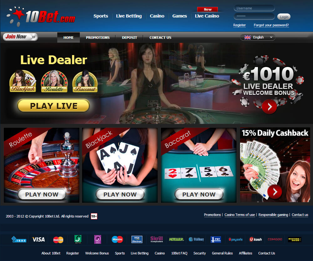 10Bet Casino Review & Exclusive Bonus Codes